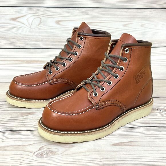 Red Wing Heritage 8875 Irish Setter Mens 4E Moc-Toe Work Boot 6" Oro Russet USA - Picture 2 of 16